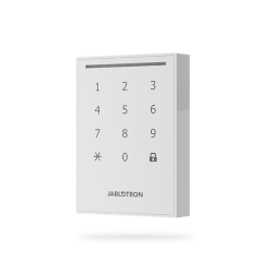 Jablotron BUS-Codetastatur mit RFID- &amp MIFARE-Leser, outdoor, weiß - JA-121E-WH - 1