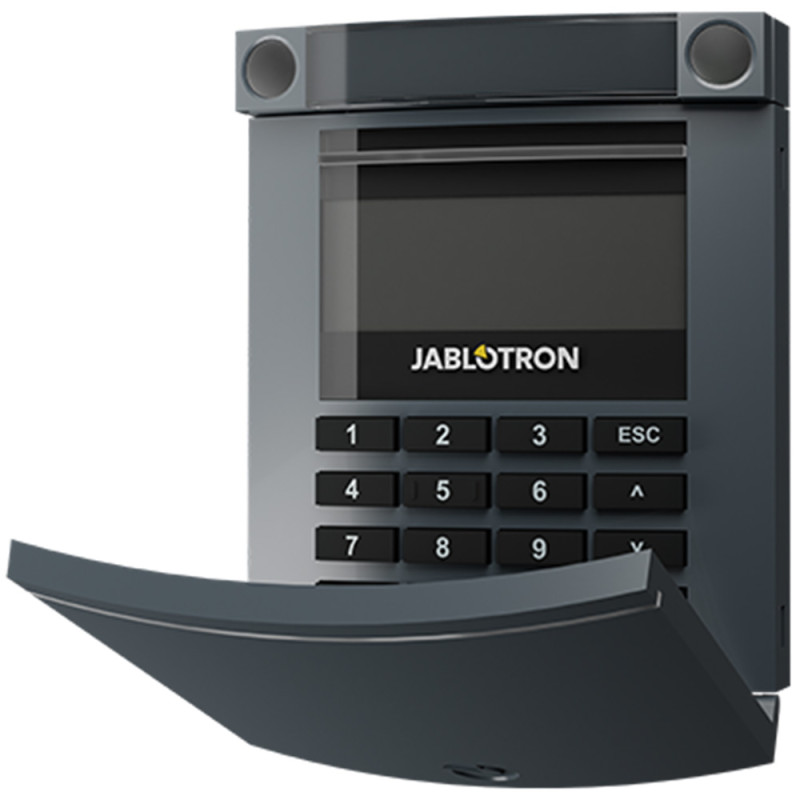 Jablotron BUS-Bedienteil, LCD-Display, Tastatur, RFID- Leser, anthrazit - 1