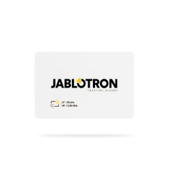 Jablotron Dual-RFID-MIFARE-Karte, weiß, 125kHz, 13,56MHz - JA-193J - 1