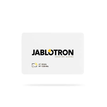 Jablotron Dual-RFID-MIFARE-Karte, weiß, 125kHz, 13,56MHz - 1