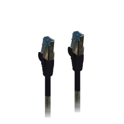 Patchkabel RJ45, CAT6A 500Mhz,10m, schwarz, S-STP(S/FTP), PUR(Au? en/Outdoor/Industrie), AWG26, Synergy 21 - 133085 - 1