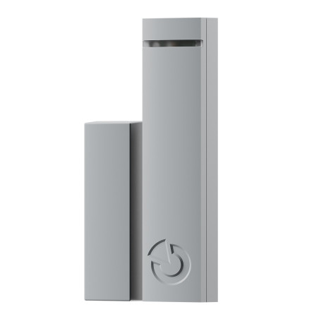 Jablotron Funk-Magnetkontakt, Fremdfeldüberwachung, Kunststoff, grau - JA-153M-GR - 1