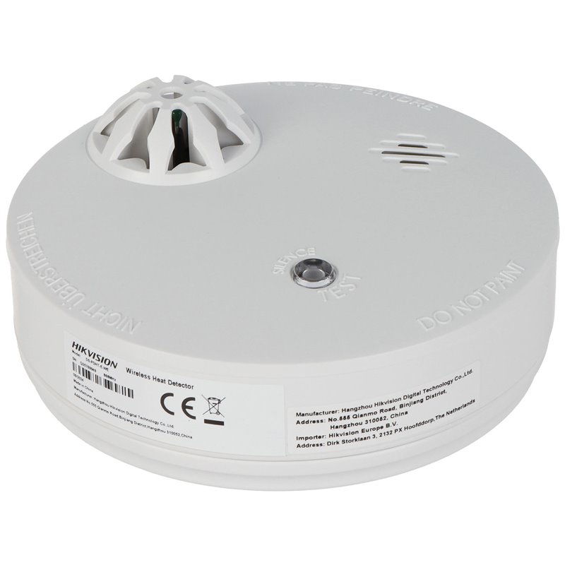 HikVision - wireless temperature detector, alarm from 57° degrees