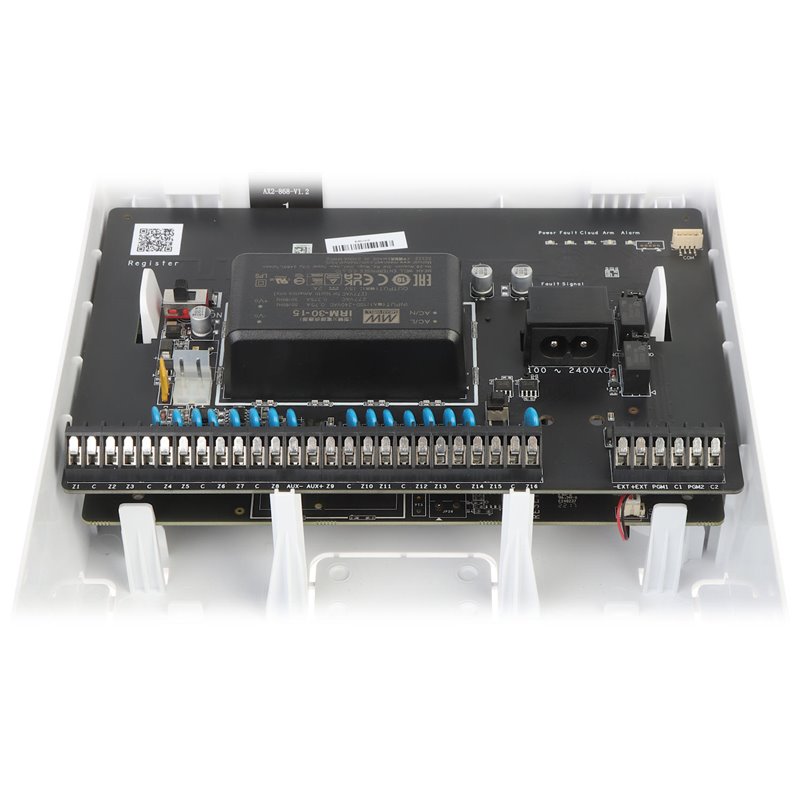 HikVision - AX Pro - Hybrid control panel with 96 zones, 16 wired zones