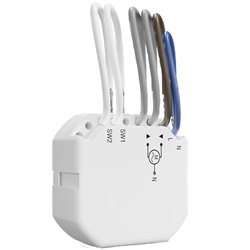 Satel BeWave radio control, 868 MHz, flush-mounted, white