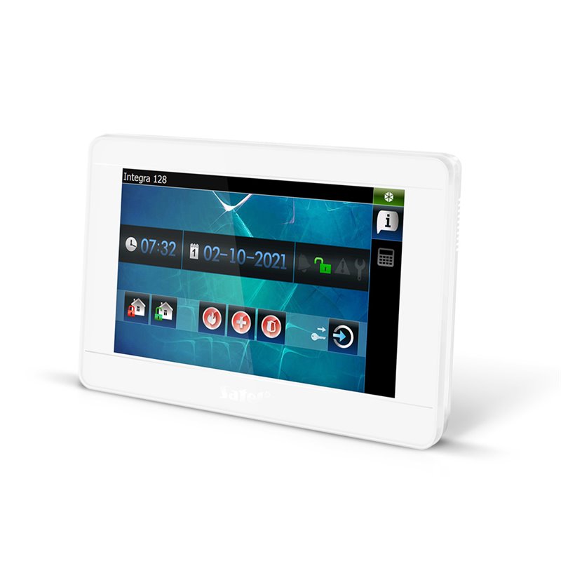 Satel Integra touch-screen keypad 7", white