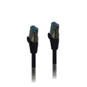 Patchkabel RJ45, CAT6A 500Mhz,10m, schwarz, S-STP(S/FTP), PUR(Au? en/Outdoor/Industrie), AWG26, Synergy 21 - 133085 - 2