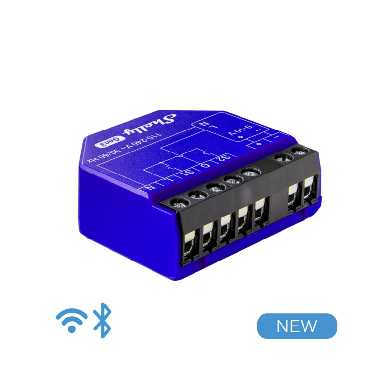 Shelly · Unterputz · "Dimmer 0-10V oder 1-10V PM Gen3" - 231837 - 4