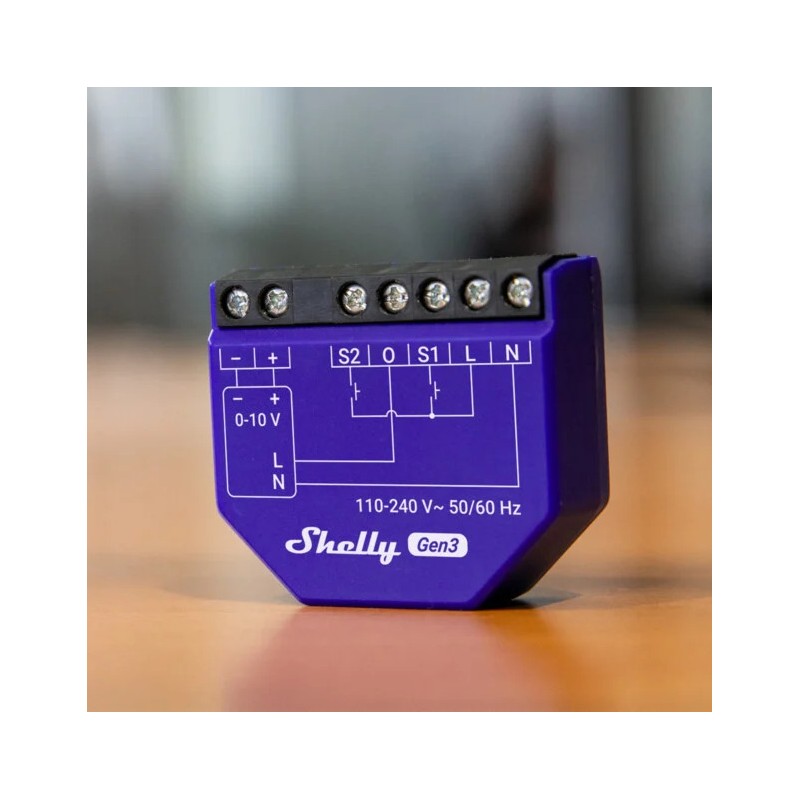 Shelly · Unterputz · "Dimmer 0-10V oder 1-10V PM Gen3" - 231837 - 6