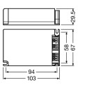 Osram Netzteil - CC Driver 350~1050mA, 20~54V dali - 234103 - 4