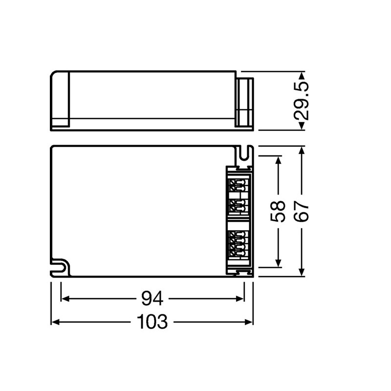 Osram Netzteil - CC Driver 350~1050mA, 20~54V dali - 234103 - 4