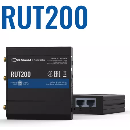 Teltonika · Router · RUT200 · Kompakter-4G/LTE Router - RE_217969 - 1