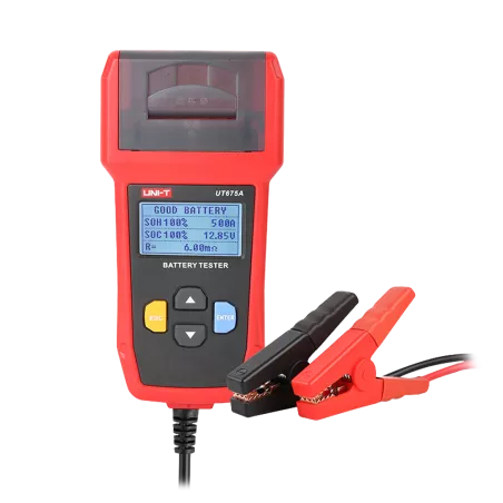 Batterie-Tester - Misst Kapazität, Spannung, Widerstand und Status - Batterielade- und Starttest 12V/24V - Geeignet für die P