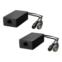 Passiver Transceiver durch verdrilltes Paar - Optimiert für HDTVI, HDCVI und AHD - 1 Videokanal und Stromversorgung - Anschluss 