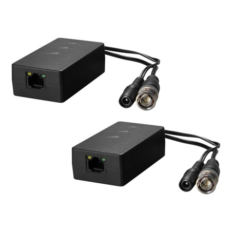 Passiver Transceiver durch verdrilltes Paar - Optimiert für HDTVI, HDCVI und AHD - 1 Videokanal und Stromversorgung - Anschluss 