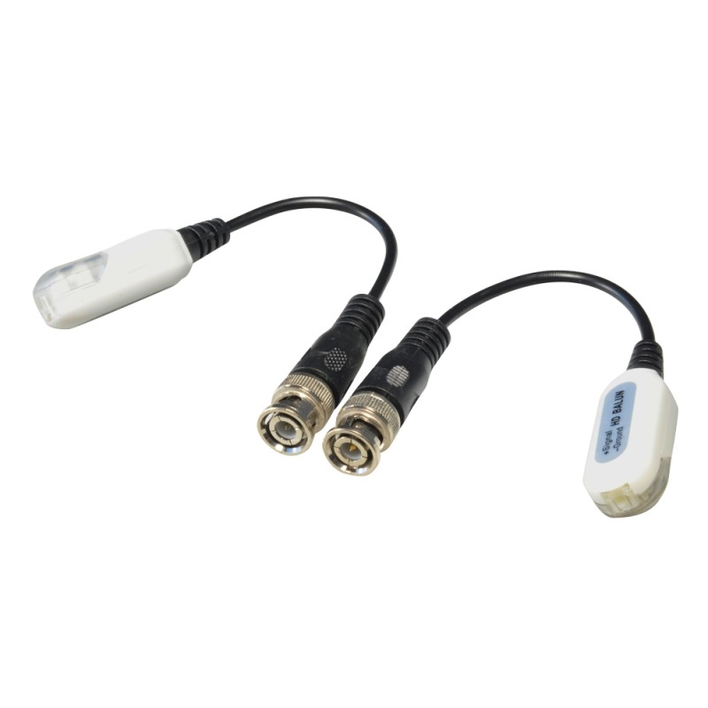 Passiver Transceiver durch Twisted Pair SAFIRE - Optimiert für HDTVI / HDCVI / AHD - 1 Videokanal - Passiv, Verbinder der 2 Pins