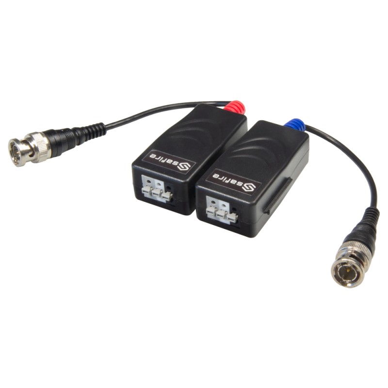 Passiver Transceiver durch verdrilltes Paar - 4N1 (HDTVI / HDCVI / AHD / CVBS) - 1 Videokanal - Passiv, Verbinder der 2 Pins - U