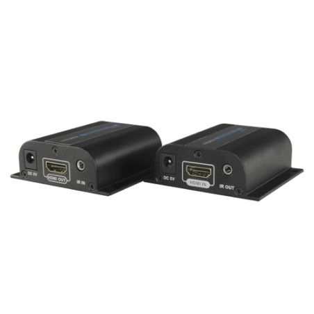 HDMI Aktiver Extender - Sender und Empfänger - Reichweite 50 m - Über Cat-UTP-Kabel 6 - Bis 1080p - Stromversorgung DC 5 V - HDM