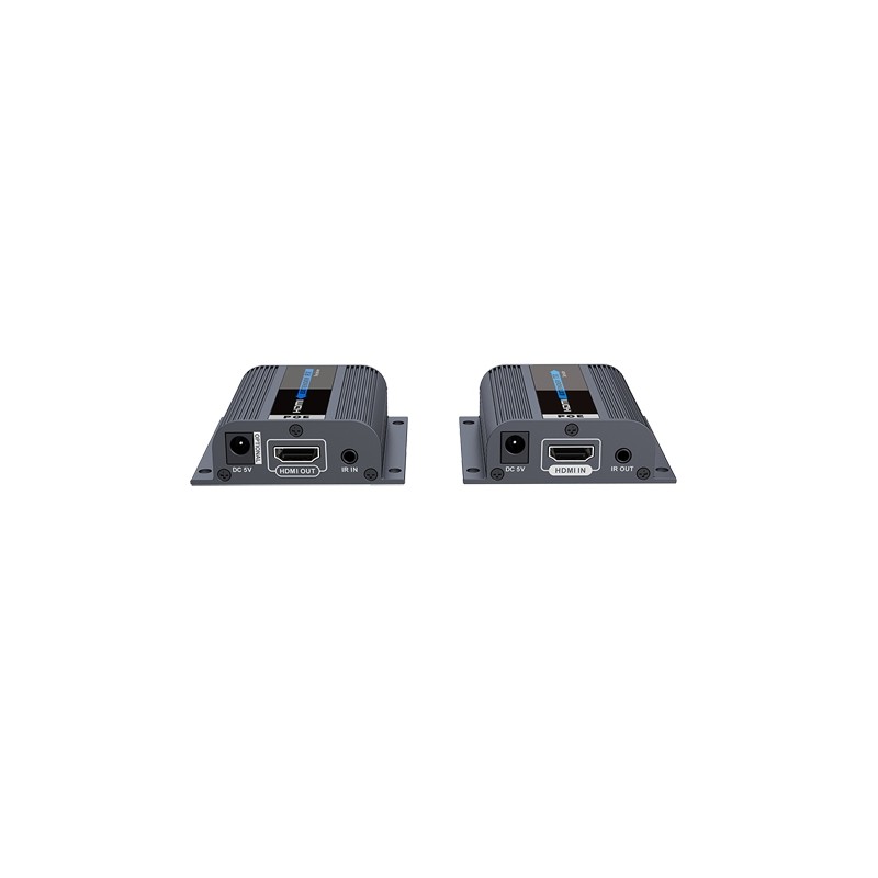 HDMI Aktiver Extender - Sender und Empfänger - Umfang 40 m / bis 1080p - Über Cat-UTP-Kabel 6 - Gleichstrom 5 V im Sender und Po