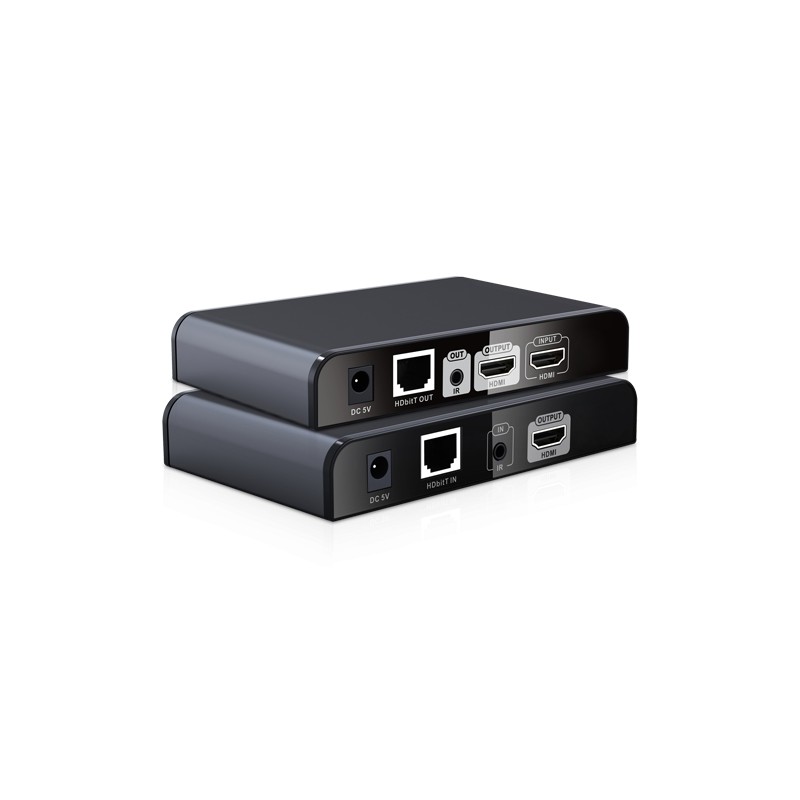 HDMI aktiver Extender 1080p  - Sender und Empfänger - Bereich 120 m über Kabel UTP Cat 6 - IR-Übertragung - Ermöglicht Punkt-zu-