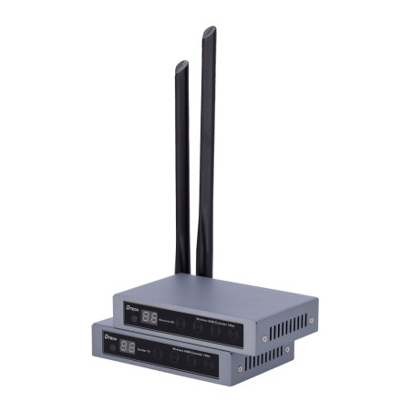 HDMI Wireless-Extender - Sender und Empfänger - Reichweite 100 m - WiFi-Protokoll 2.4GHz und 5.8GHz  - Bis 1080p @60Hz - Stromve