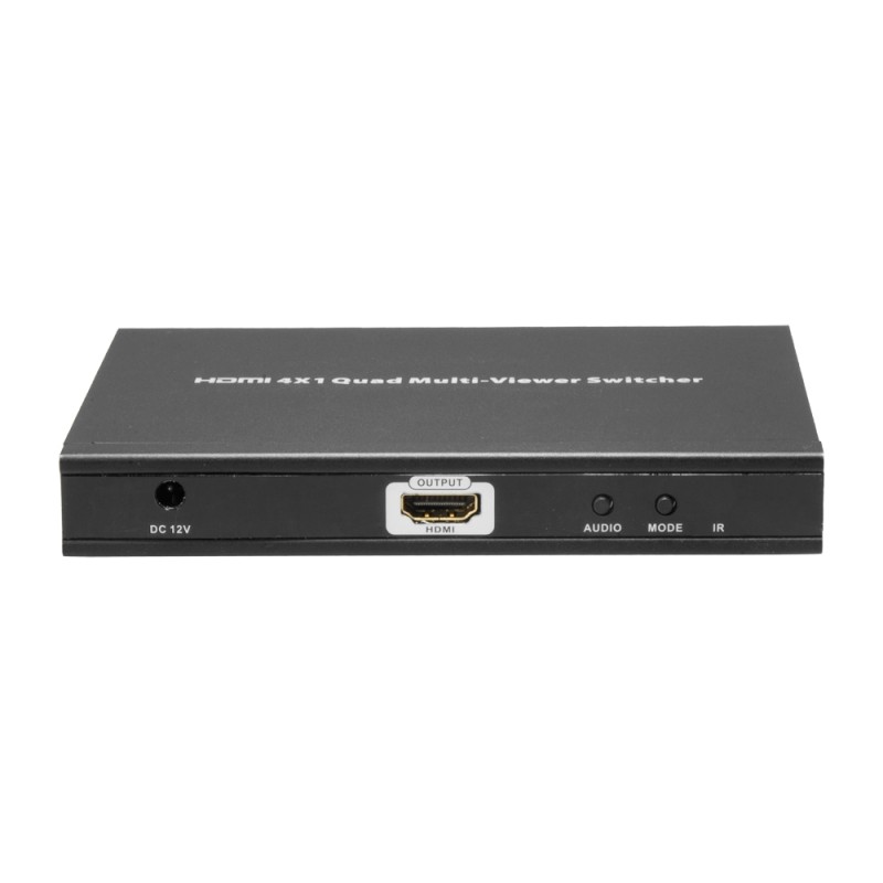HDMI Switch - Bis zu 4 Einträge 1080p - 1 HDMI-Ausgang 1080p - Tastatur - Steuerung mit Fernbedienung - Fernbedienungs-Extender 