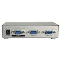 VGA Signal Multiplikator - 1 VGA-Eingang - 2 VGA-Ausgänge - VGA, SVGA, XGA, Multisync - Entfernung zu Monitoren: 65 Meter - Stro