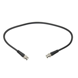 Vorbereitetes Koaxialkabel - BNC-Stecker auf BNC-Stecker - Koaxial RG59 - Länge 0,5 m - Zum Anschluss von Balune-Buchse an DVR -