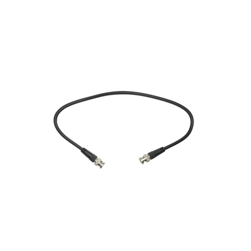 Vorbereitetes Koaxialkabel - BNC-Stecker auf BNC-Stecker - Koaxial RG59 - Länge 0,5 m - Zum Anschluss von Balune-Buchse an DVR -