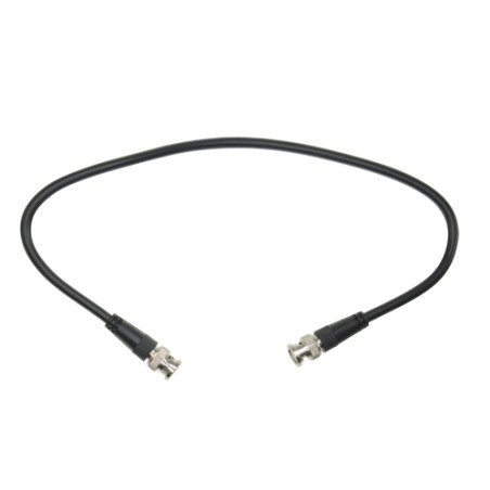 Vorbereitetes Koaxialkabel - BNC-Stecker auf BNC-Stecker - Koaxial RG59 - Länge 0,5 m - Zum Anschluss von Balune-Buchse an DVR -