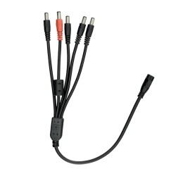 SAFIRE Power Distribution Unit - 1 Standard Input - 5 Standard Outputs - Powers 5 Cameras - 1 Single Power Source - 300 m