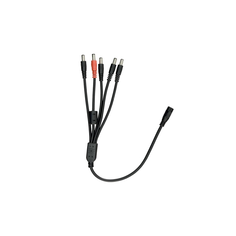 SAFIRE Power Distribution Unit - 1 Standard Input - 5 Standard Outputs - Powers 5 Cameras - 1 Single Power Source - 300 m