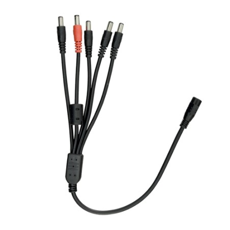 SAFIRE Power Distribution Unit - 1 Standard Input - 5 Standard Outputs - Powers 5 Cameras - 1 Single Power Source - 300 m