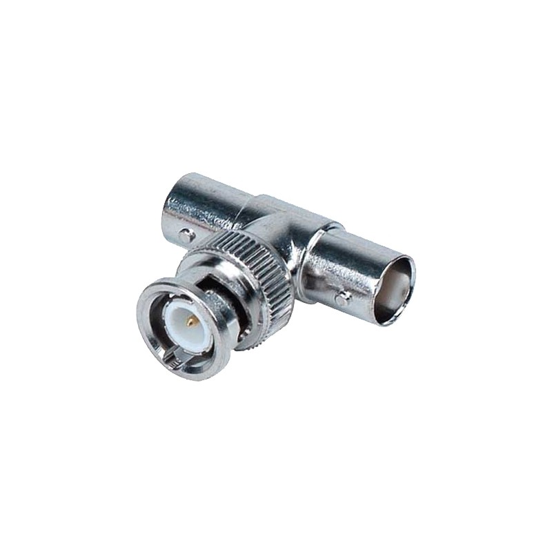SAFIRE-Steckertyp "T" - BNC-Stecker - 2 BNC-Buchse - 30 mm (L) - 10 mm (B) - 10 g - CON250 - 1