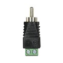 SAFIRE plug - RCA plug - Output + / from 2 terminals - 36 mm (L) - 13 mm (W) - 5 g - CON295 - 1
