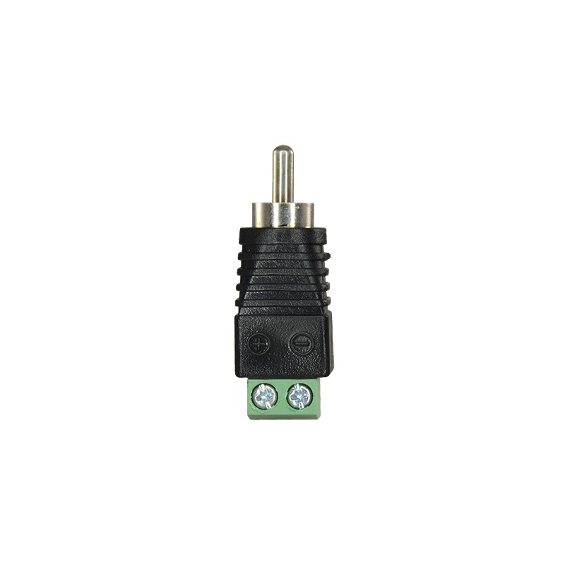 SAFIRE-Stecker - RCA-Stecker - Ausgang + / von 2 Klemmen - 36 mm (L) - 13 mm (B) - 5 g - CON295 - 1