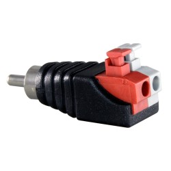Safire - RCA-Stecker für einfachen Anschluss - Ausgang + / von 2 Klemmen - 36 mm (L) - 13 mm (B) - 5 g - CON295A - 1