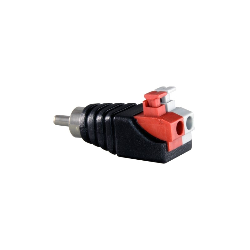 Safire - RCA-Stecker für einfachen Anschluss - Ausgang + / von 2 Klemmen - 36 mm (L) - 13 mm (B) - 5 g - CON295A - 1
