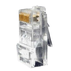 Verbinder - RJ45 zum Crimpen - Kompatibel mit UTP-Kabel - 20 mm (L) - 10 mm (B) - 5 g - CON300 - 1