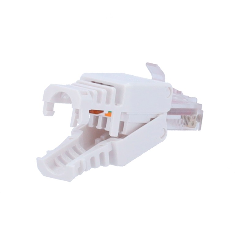 UTP-Kabelanschluss - Ausgangsstecker RJ45 - Kompatible UTP-Kategorie 6 - Einfache Installation ohne Werkzeuge - CON300-CAT6-TL -