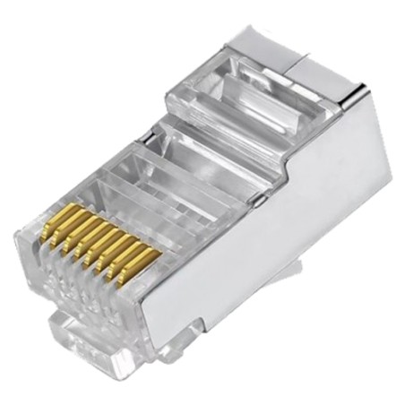 Anschlüsse - RJ45 FTP CAT 5E für Krimpung - FTP-Kabel kompatibel - 20 mm (L) - 10 mm (B) - 5 g - CON300-FTP5E - 1