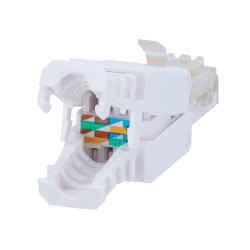 UTP-Kabelanschluss - Ausgangsstecker RJ45 - Kompatible UTP-Kategorie 5E - Einfache Installation ohne Werkzeuge - CON300-TL - 1