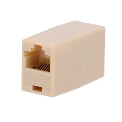Verbinder - UTP Kabelverbinder - Eingangsanschluss RJ45 - Ausgangsstecker RJ45 - Kompatible UTP-Kategorie 5E - Geringe Verluste 
