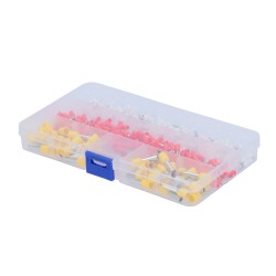 Kit für hohle Aderendhülsen - Für elektrische Kabel - Verschiedene Größen - 450 Einheiten - - FERRULE-KIT - 1