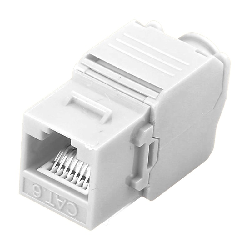 UTP-Kabelanschluss - Ausgangsstecker RJ45 - Kompatible UTP-Kategorie 6 - Einfache Installation ohne Werkzeuge - Geringe Verluste