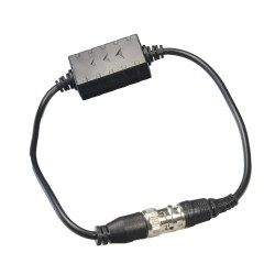 Netzteil-Isolator - Optimiert für HDCVI-Video - Installation auf Koaxialkabel - Kabel 400 mm lang - Passives Element - Frequenzg