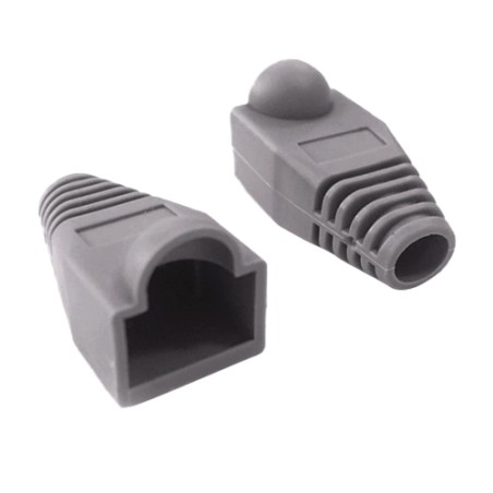 Schutzhülle RJ45 - Kompatibel mit UTP-Kabeln CAT6 und CAT5 - RJ45-BOOTCAP-G - 1