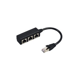 Getrennter RJ45 für Kategorie 5,6 und 7 - Geringe Verluste - RJ45-SPLIT-3P - 1