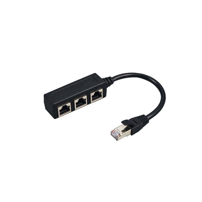 Getrennter RJ45 für Kategorie 5,6 und 7 - Geringe Verluste - RJ45-SPLIT-3P - 1