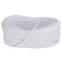 2 conductors - Flexible electrolytic copper conductor Class 5 - Insulation and sheath made of polyolefin LSH0 - 100 meter roll